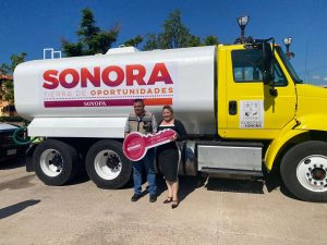 DONACIÓN DE PIPA PARA AGUA POR PARTE DEL GOBIERNO DEL ESTADO