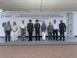 ASISTENCIA DE LA PRESIDENTA MUNICIPAL A LA CEREMONIA DE TOMA DE POSESIÓN Y PROTESTA DE BANDERA